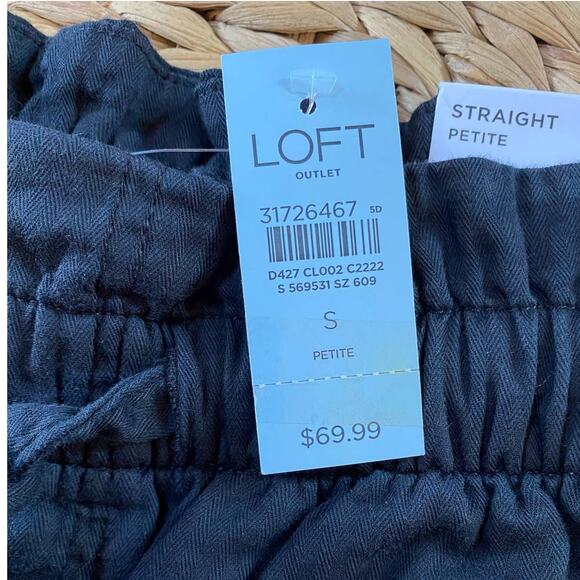 Loft Outlet Petite‎ Straight Elastic Pull On Casual pants SZ S - Picture 6 of 11